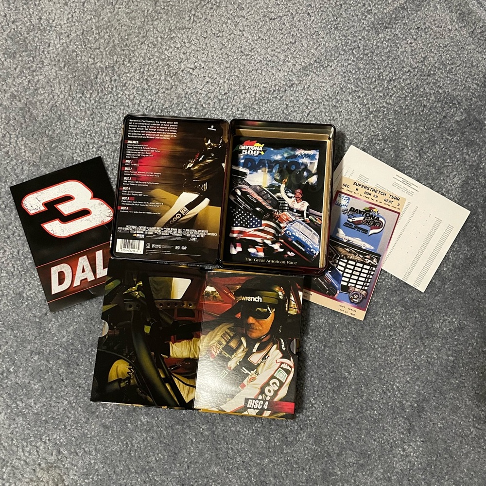 DALE limited edition 6 DVD set documentary Dale Earnhardt Intimidator #3 NASCAR - Picture 2 of 5